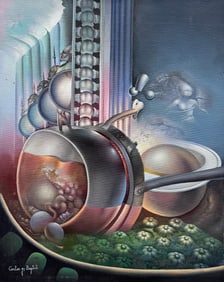 CARLOS JEAN BAPTISTE (b. 1965, Haitian) Surrealist