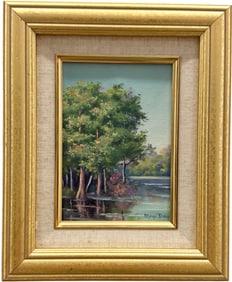 MAGI DAY (20th c, American) Florida Artist Everglades Landscape