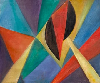 FLORENCE KREIGER (1919-2011, American) Mid-Century Abstract