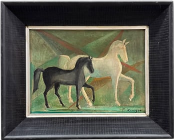 FLORENCE KREIGER (1919-2011, American) Mid-Century Horses