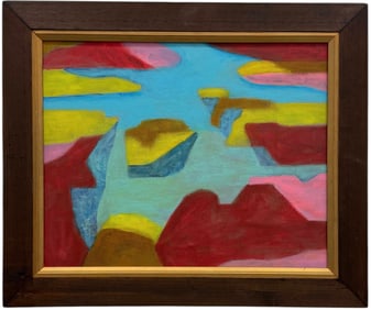 TIM RAY FISHER (20th c, American) "Cano Cristales" Abstract