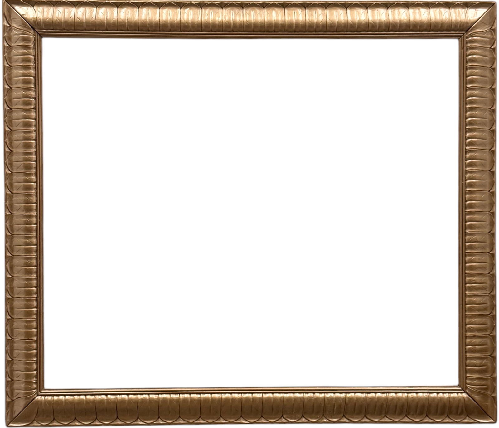 Vintage Painted Gold Leafed Wooden Picture Frame 37.5 "x 31.5", 44" x 38" (1 of 3)