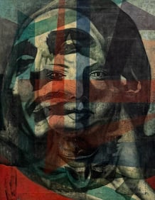 MENDIJ (20th c, American) California Artist, 1960's Abstract