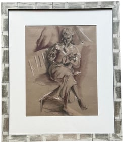 ELIZABETH STEIN ALLEN (20th c, American) South Carolina Artist, Seated Woman