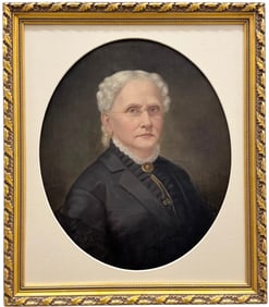 WILLIAM VERBRYCK (1823-1899, American) Portrait Of A Woman