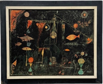 PAUL KLEE "Fish Magic" Vintage Serigraph