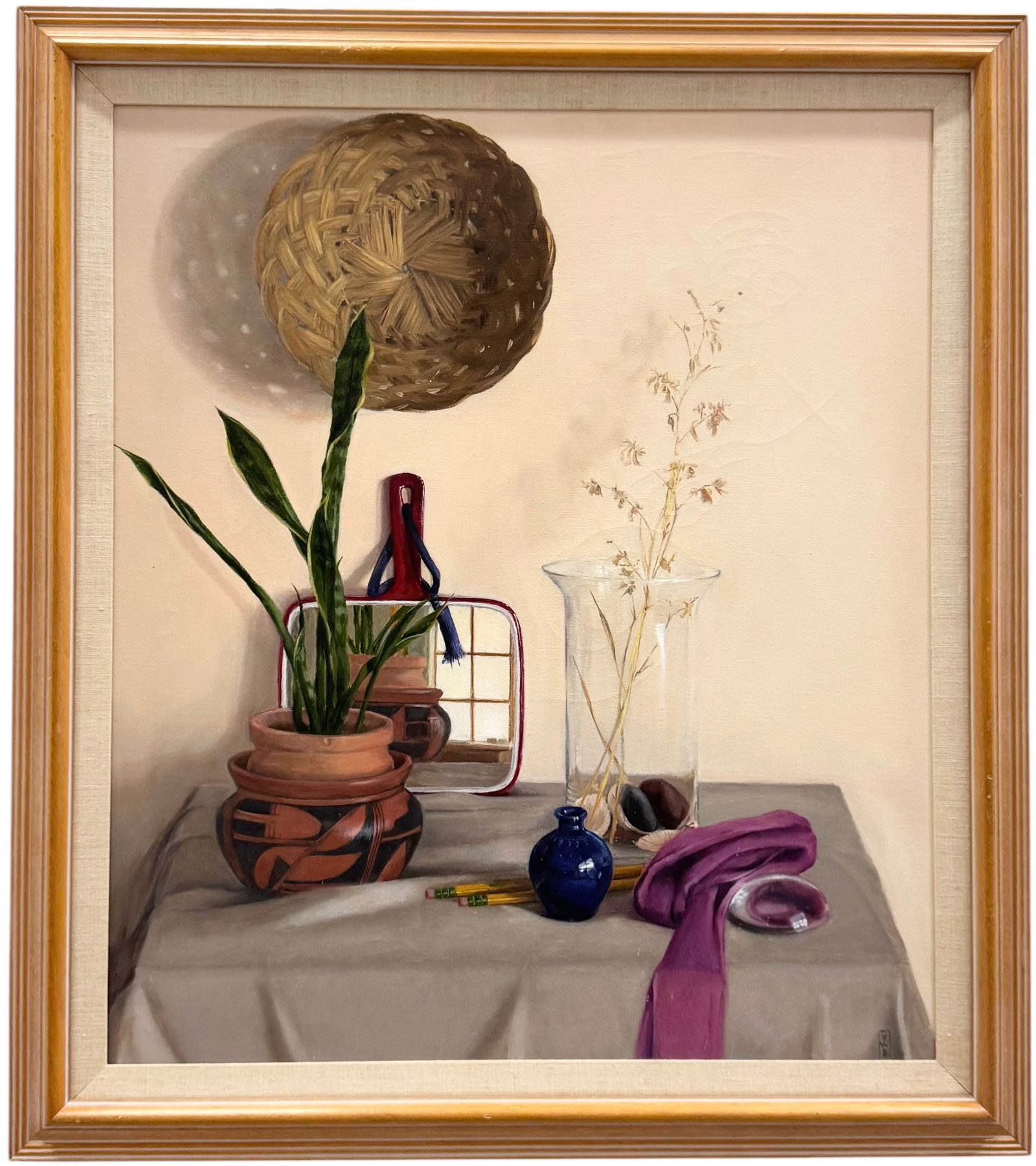 VICTORIA BROYLES (20th c, American) Still Life, Carbondale Colorado Artist: 30 x 26 in, 35 x 21 in (framed)