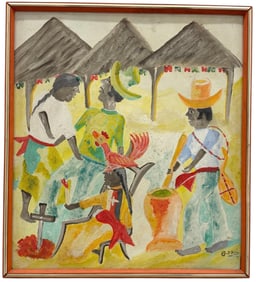 GERARD PAUL (b. 1943, Haitian) Voodoo