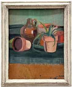 Early 20th Century American School Modernist Still Life Signed