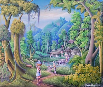 PIERRE BARZELAIS (20th c, Haitian)