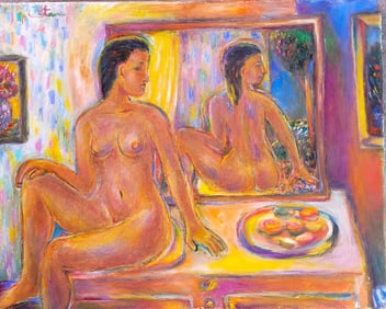 JOSEPH CANTAVE (b. 1963, Haitian) Nude