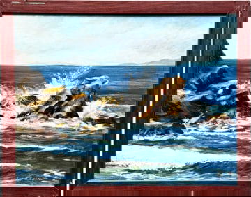 LISA TURNER (20th c, American) Half Moon Bay California