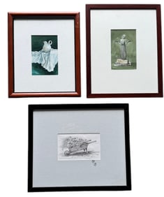 LISA TURNER (20th c, American) Tennessee Artist (3) Works On Paper