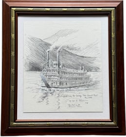 LISA TURNER (20th c, American) Tennessee Artist, Study For The Carousel