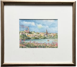 LISA TURNER (20th c, American) Clifden By the Bay, Iceland