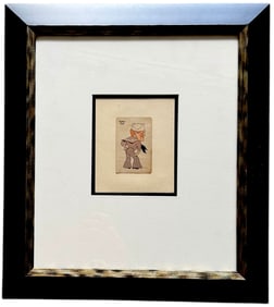 GABBY GOB Harvey Hits Framed Playing Vintage Card