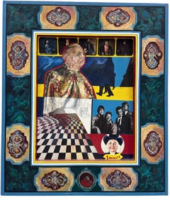 SHIRLEY HENDERSON THIELE (20th c, American) Miami Courtroom Artist