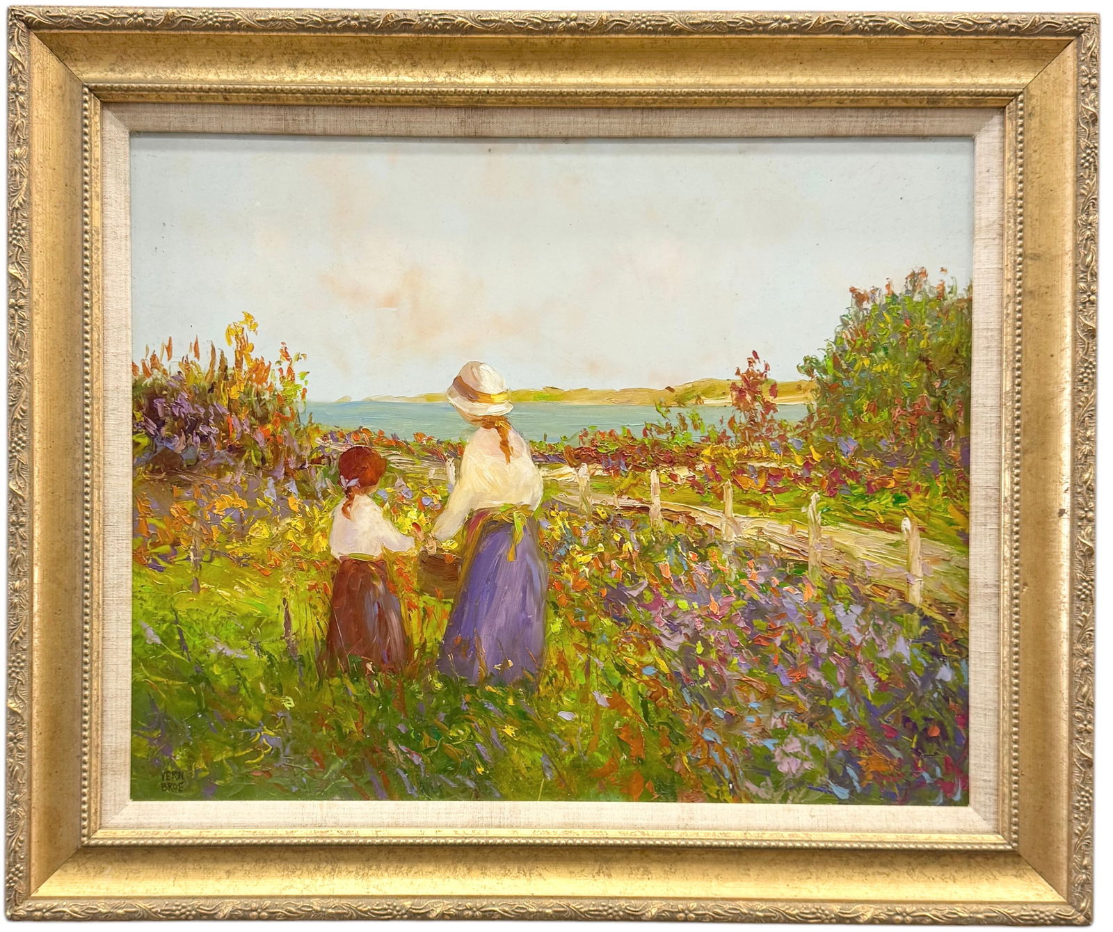 VERNON BROE (1930-2011, American) Maine Impressionist