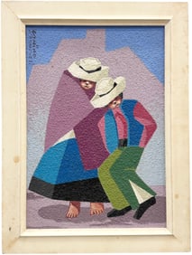 JULIO CAMINO SANCHEZ (1914-2007, Peruvian) Cubist