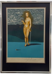 SALVADOR DALI Goddess of Justice Signed Lithograph