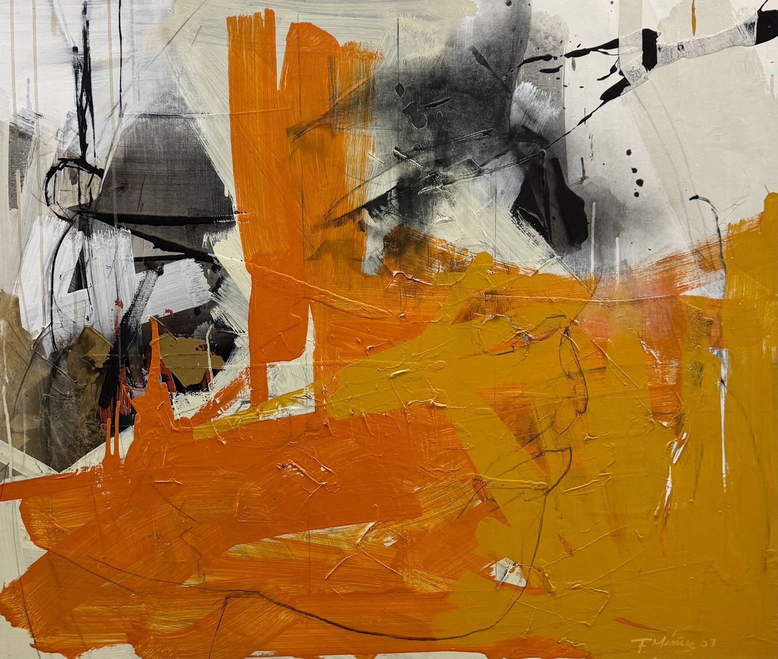 FRANCISCO NUNEZ MARTINEZ (b. 1963, Cuban) Abstract (1 of 4)