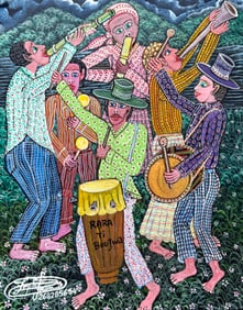 FRANTZ ZEPHIRIN (b. 1968, Haitian) Rara Ti Boujwa