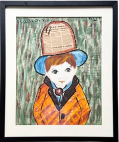 ANDRE FARKAS FRANCOIS (1915-2005, French) Portrait Of A Boy