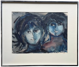 MARIE LABERGE (1929-2017, French) Modernist