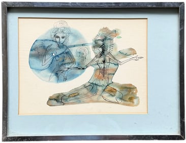 DANIEL MANRIQUE ARIAS (1939-2010, Mexican) Watercolor