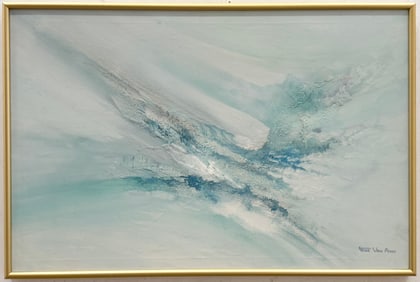 GENE VAN ALLEN (20th c, American) Minimalist Abstract