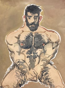 Contemporary Male Nude Portrait