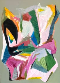 Contemporary American School Abstract Expressionist Painting