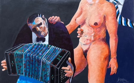 JOSE MARIO ANSALONE (b. 1943, Argentina) Style Of Francis Bacon