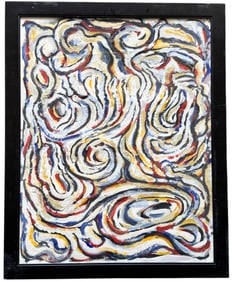 Contemporary Abstract Expressionist Texturized Painting