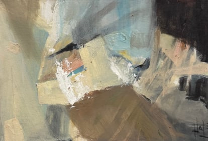 ALLAIN HALE Contemporary Abstract Expressionist Acrylic Painting