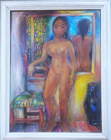 JOSEPH CANTAVE (b. 1963, Haitian) Nude