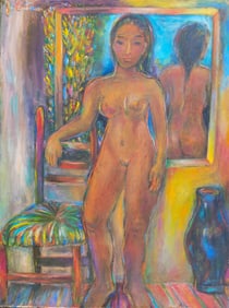 JOSEPH CANTAVE (b. 1963, Haitian) Nude