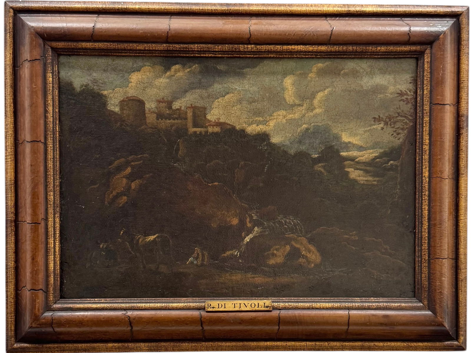 PHILIPP PETER ROOS, Old Master Landscape AKA Rosa Da Tivoli