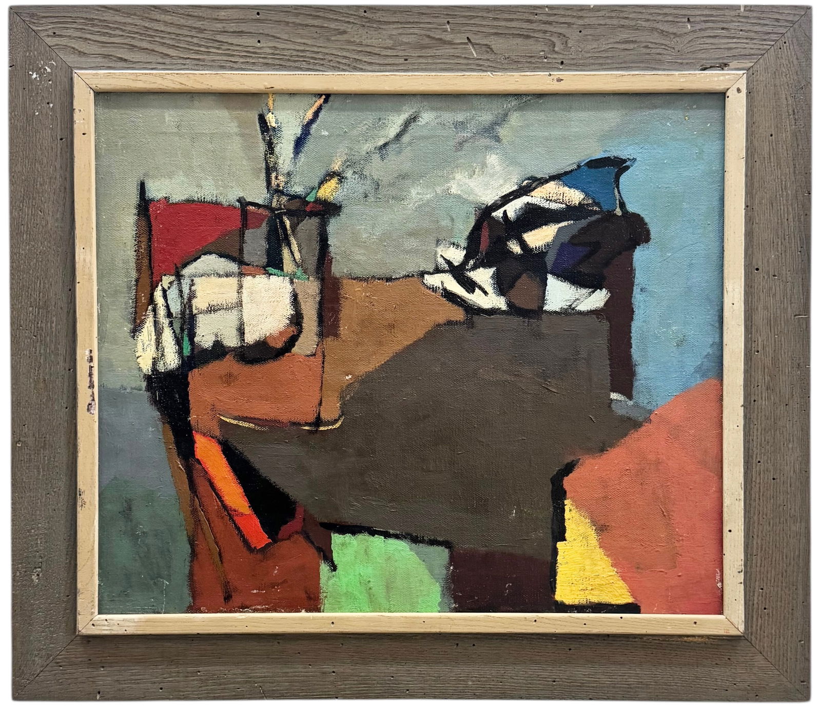 READ ARNAUD (20th c, French American) Mid-Century Abstract Expressionist Still Life (1 of 5)