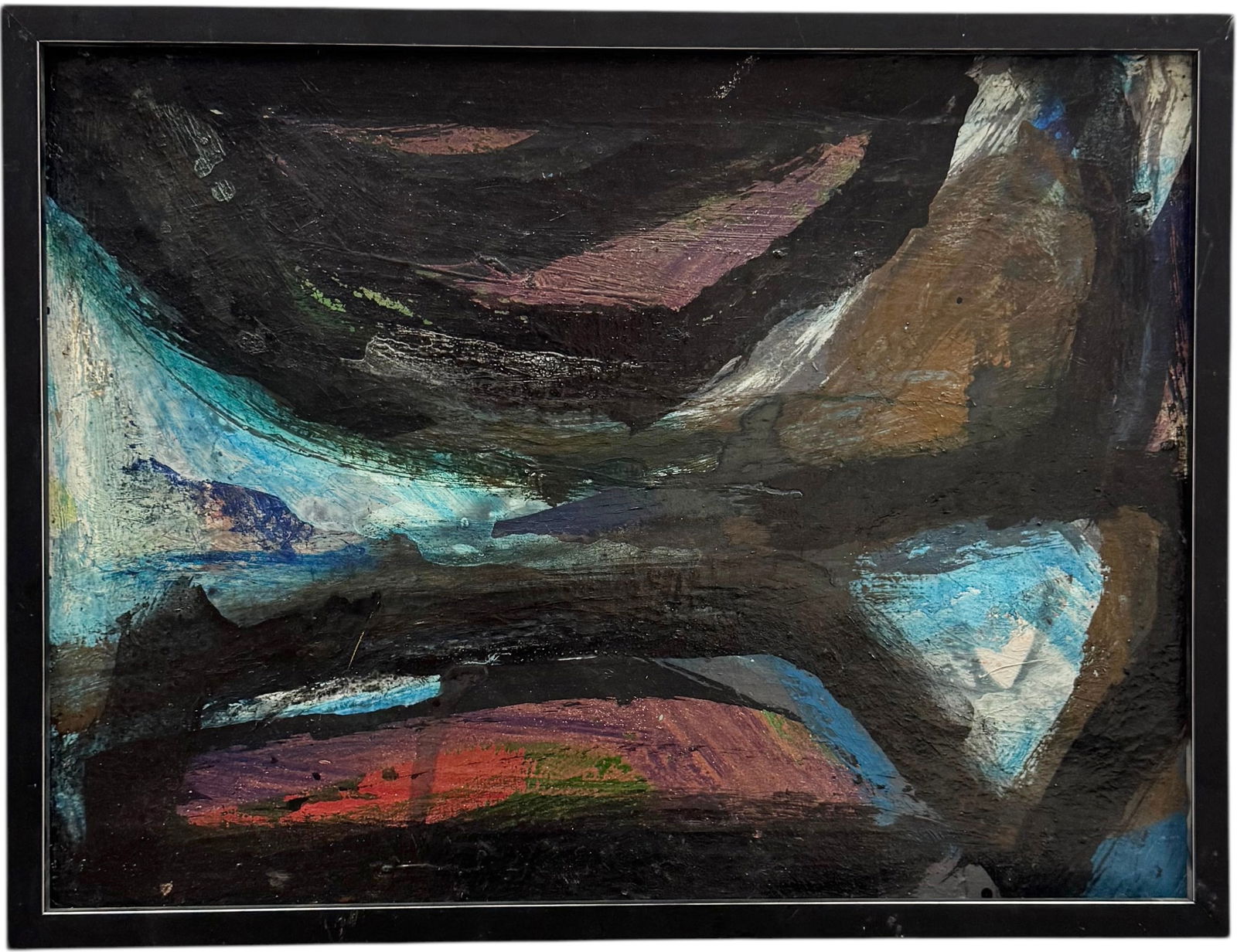 DANIEL BUCKLER (20th c, American) Abstract Expressionist (1 of 3)