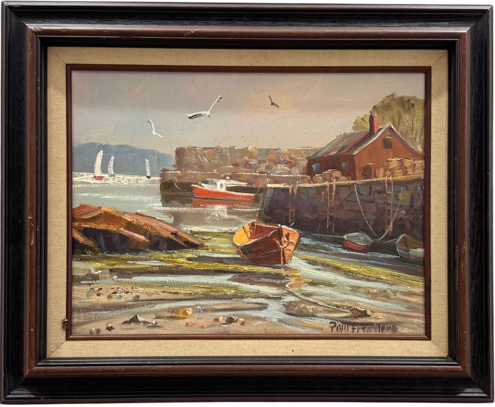PAUL FRONTIERO (20th c, American) Lane's Cove Gloucester, Massachusetts (1 of 4)