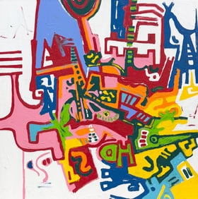 PHYLLIS TRAGER HYMAN (20th c, American) Abstract