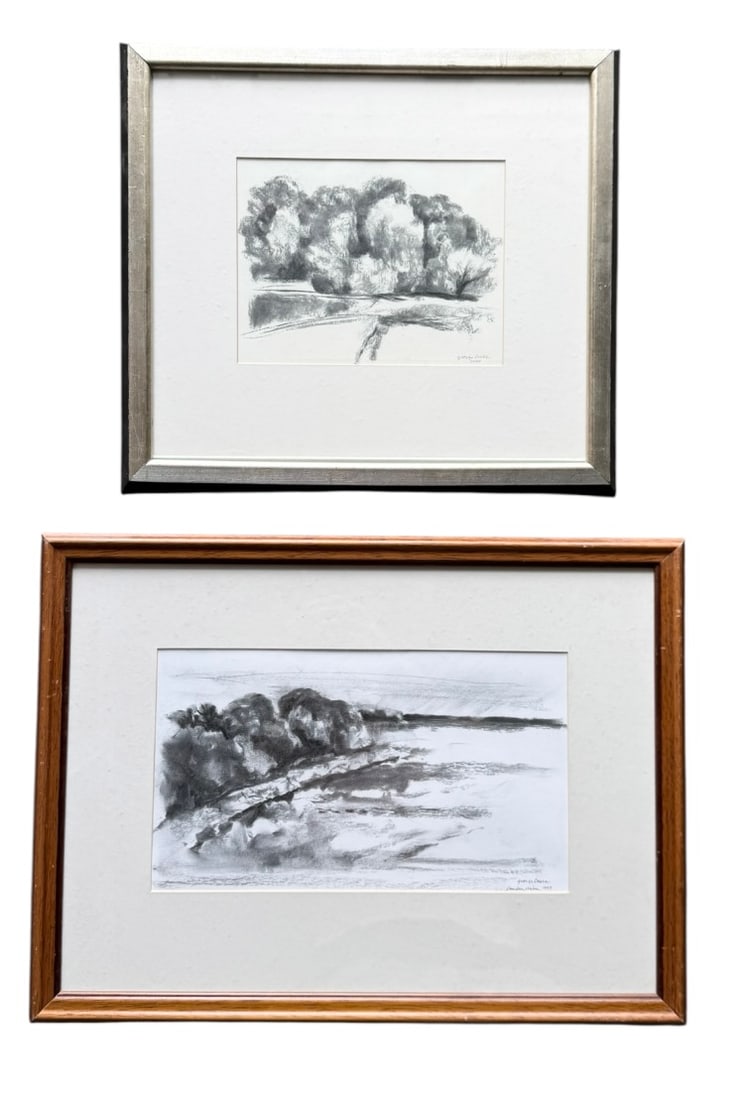 GEORGE CRESS (1921-2008, American) Tennessee Artist, Pair Of Drawings (1 of 1)