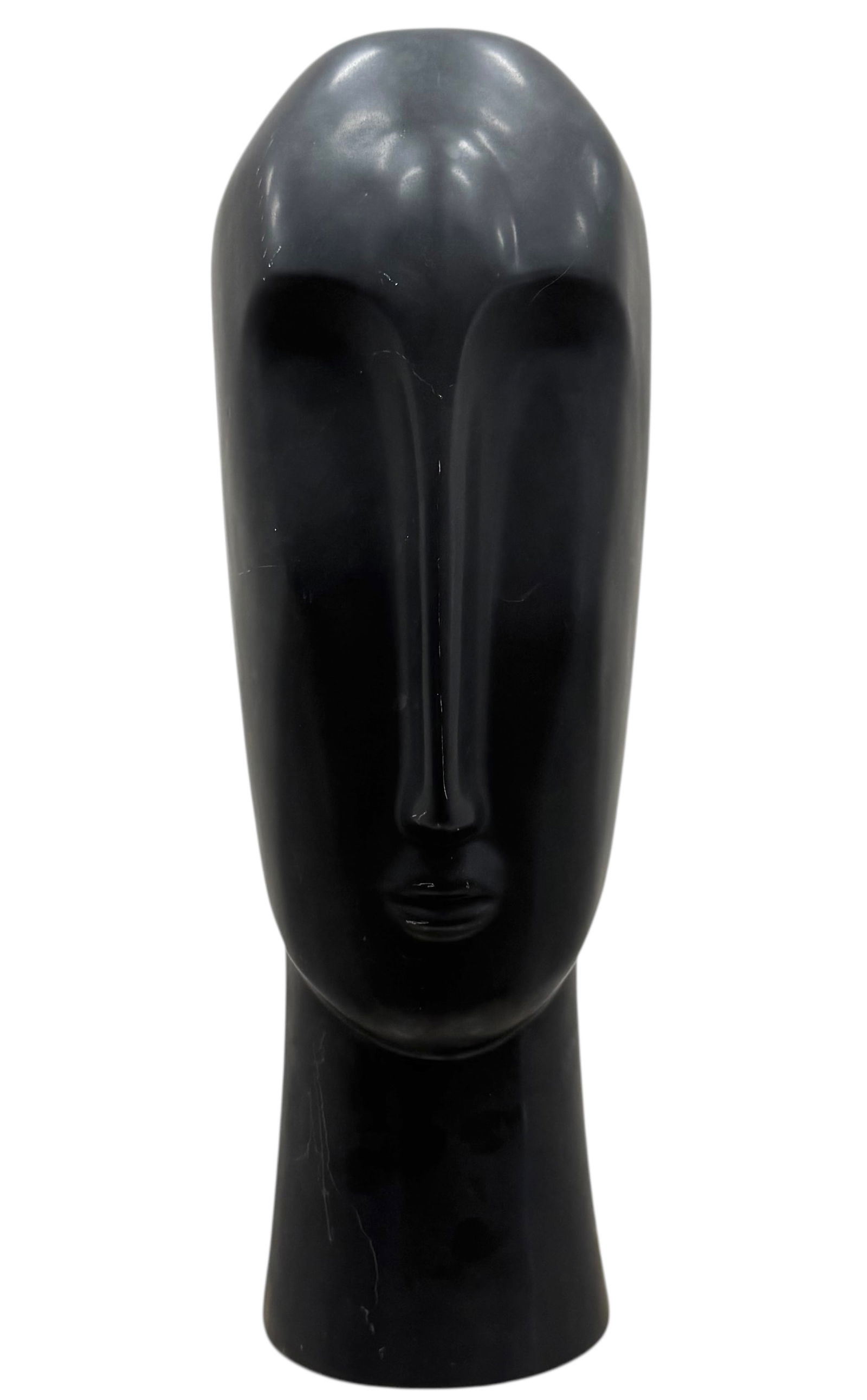 Contemporary Modigliani Style Ceramic Sculpture (1 of 3)