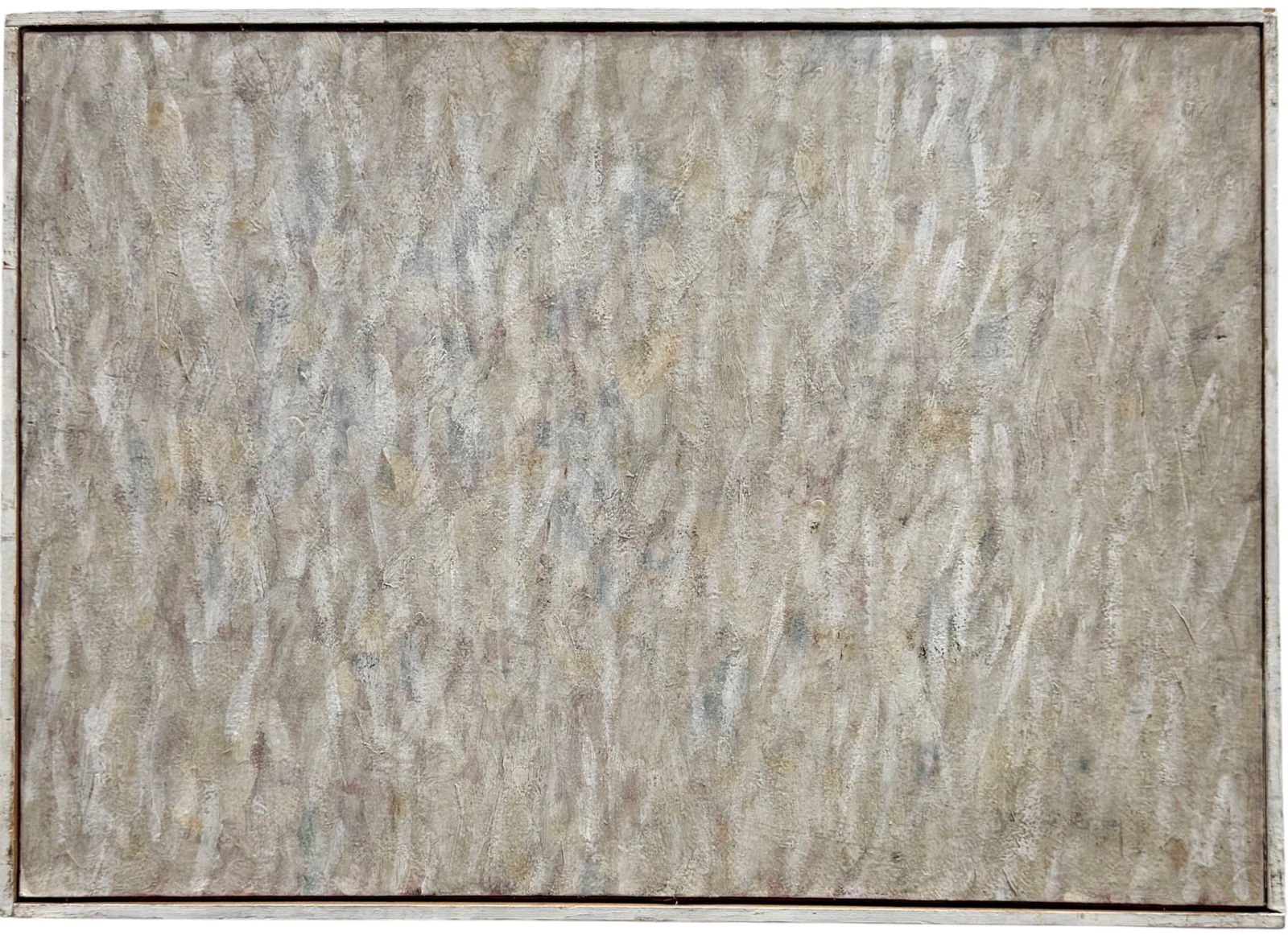 Mid-Century American School Signed Abstract Expressionist Oil Painting "Snow" (1 of 3)