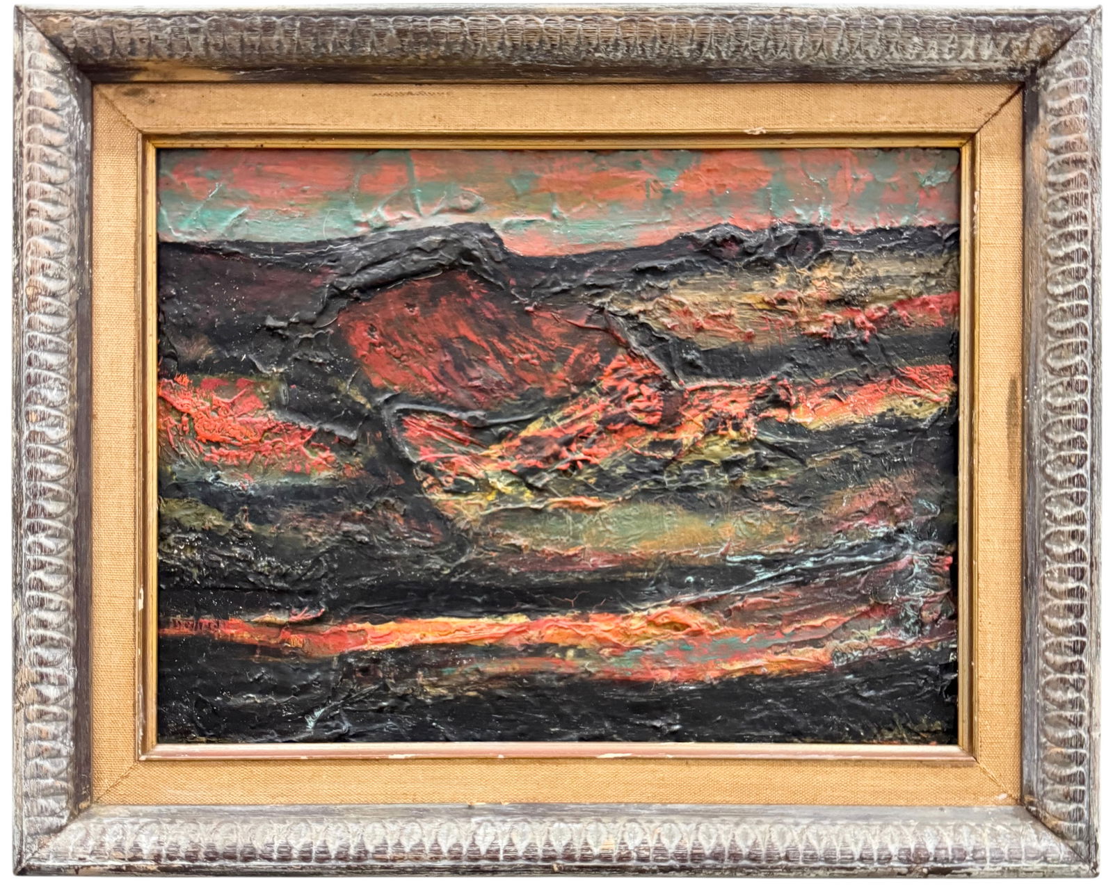 GEORGE SWINTON (20th c, Canadian) Manitoba, Winnipeg Modernist (1 of 2)