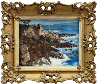 Early 20th Century American School Northern California Coastal Landscape