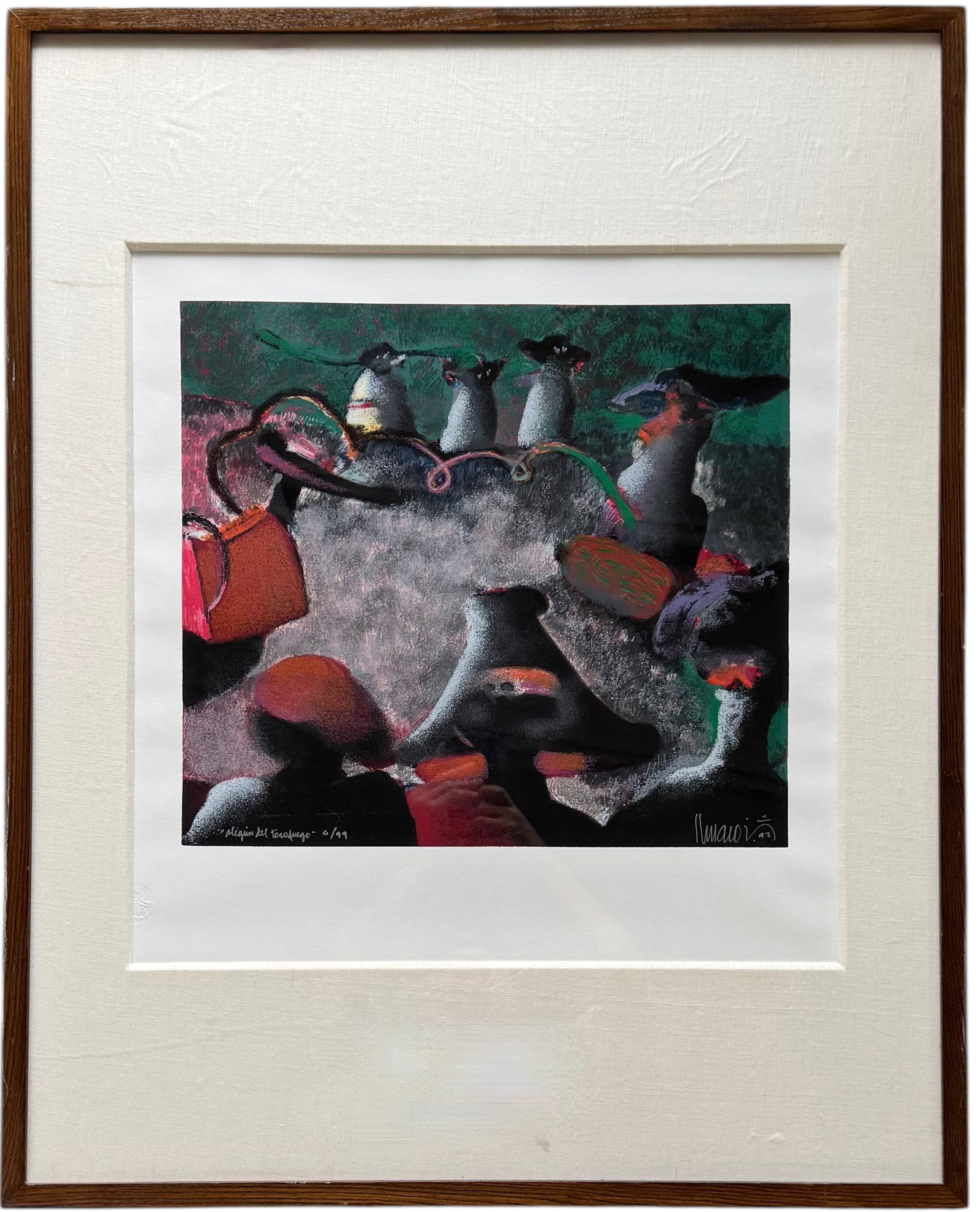 Elmar Rojas, Limited Edition Nicely Framed Signed Print (1 of 4)