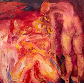 GILBERTO DEL SOL (20th c, Italy, Brazil) Biomorphic Abstract