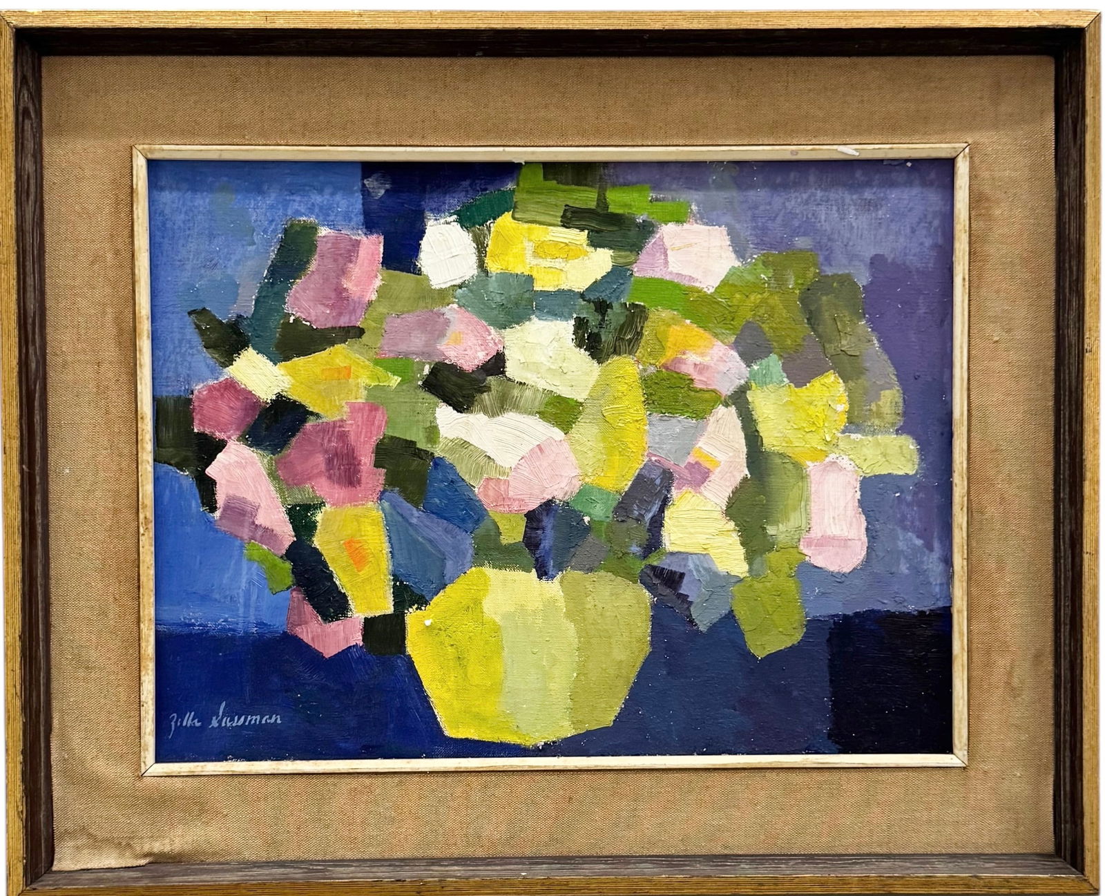 ZILLA SUSSMAN  (1924-1997, American) Still Life Of Flowers (1 of 3)